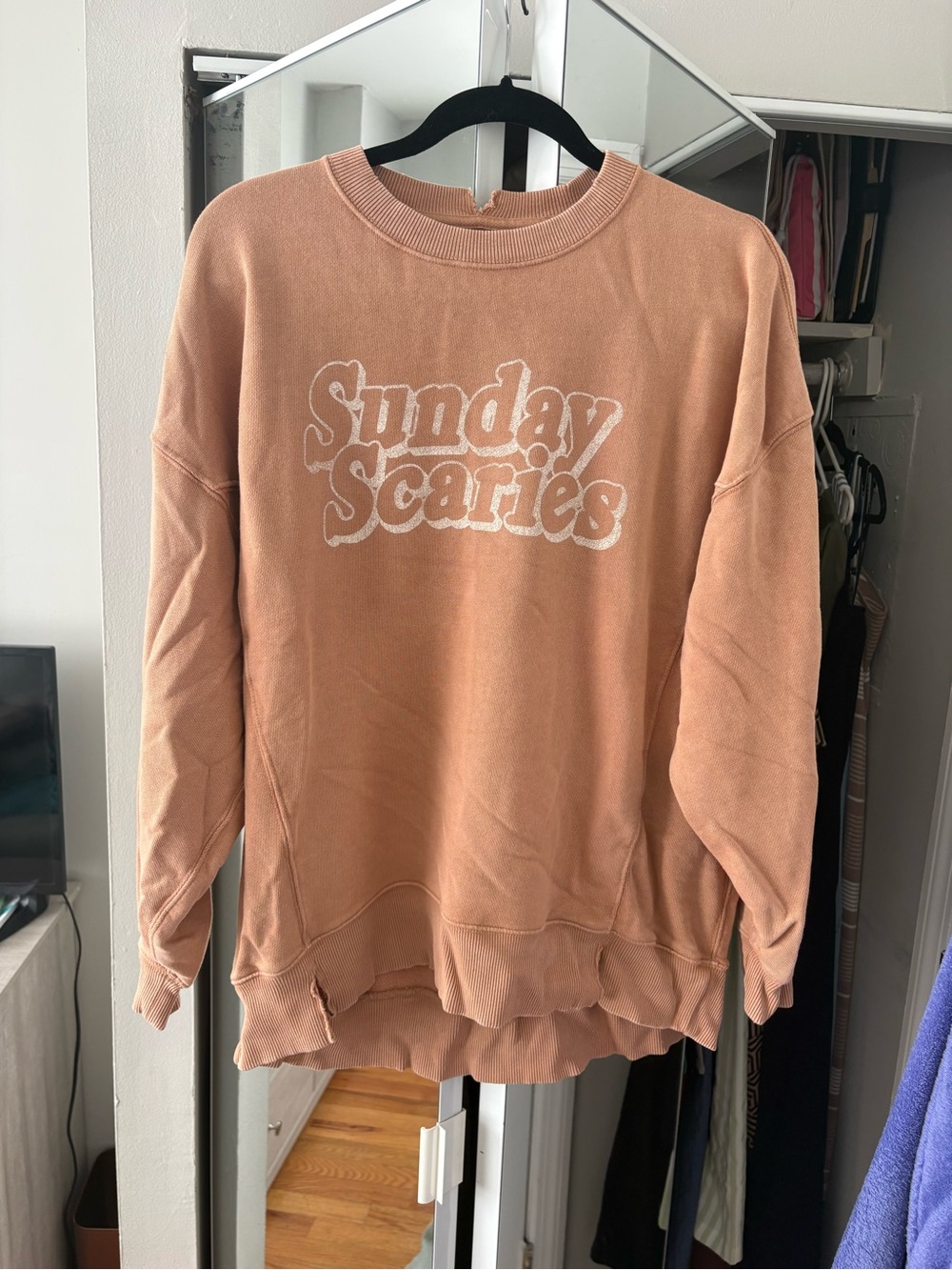 aerie Sunday scaries crewneck sweatshirt